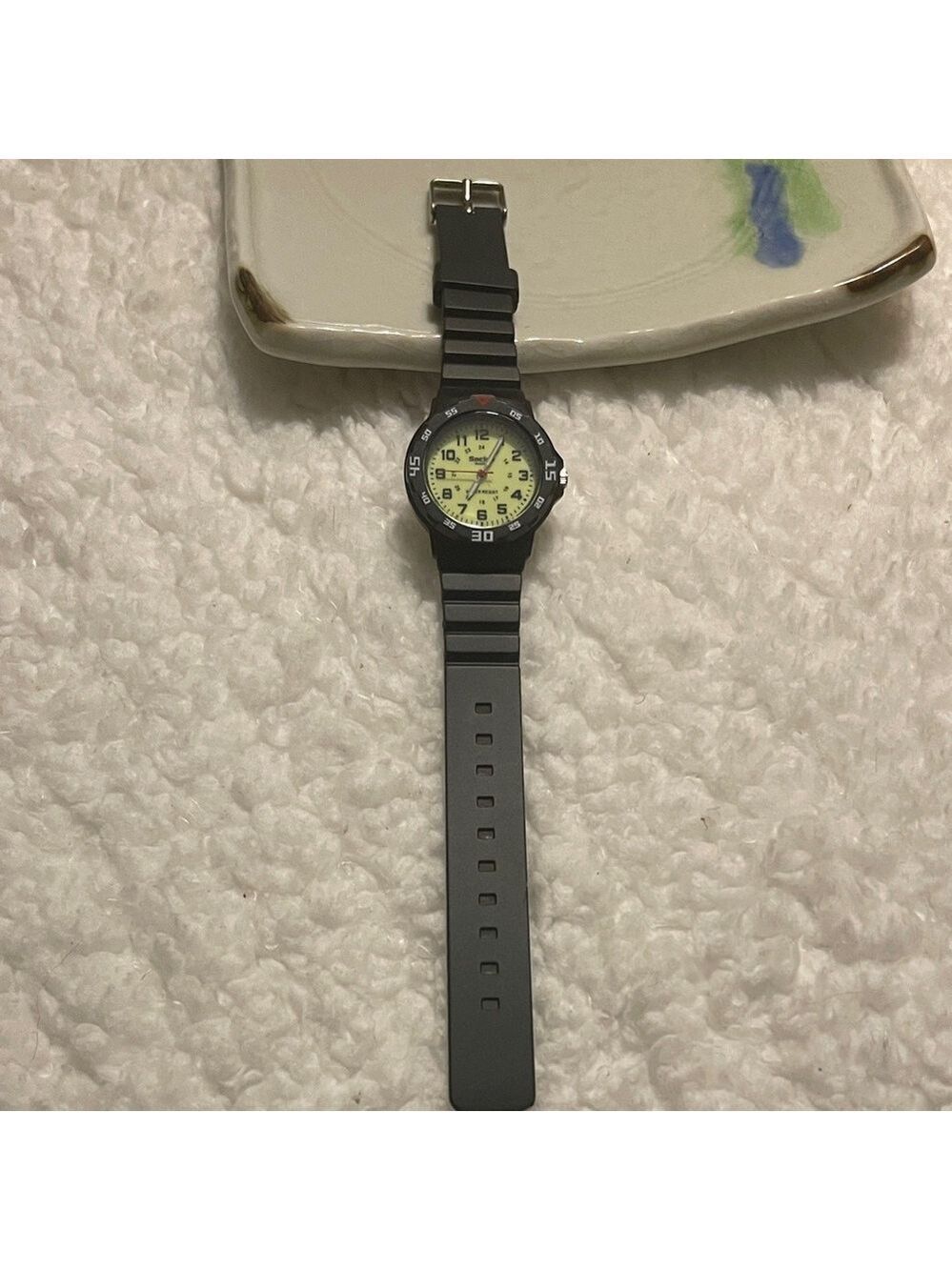 Black and Yellow Watch